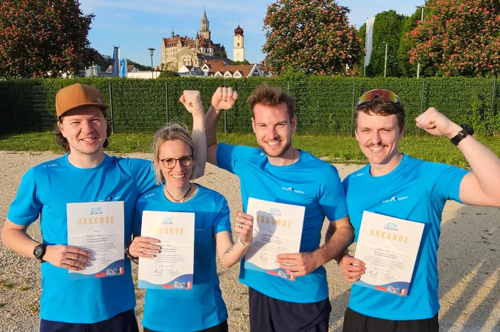 16. Platz für die Kovacic Ingenieure beim "Donau-Staffel-Lauf 2024 - Laufen für den guten Zweck"