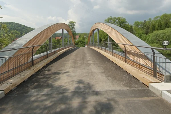 Holzbrücke in Gutenstein