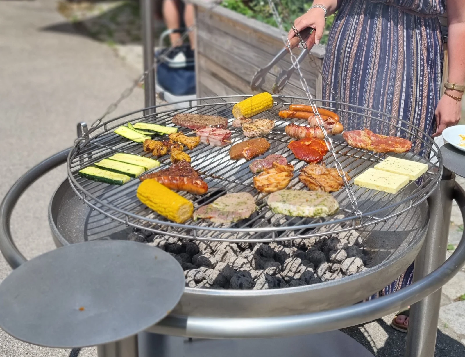 "Angrillen"