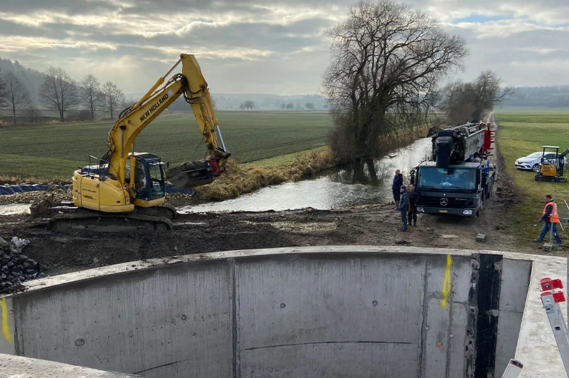 Hochwasserschutz Andelsbach Krauchenwies