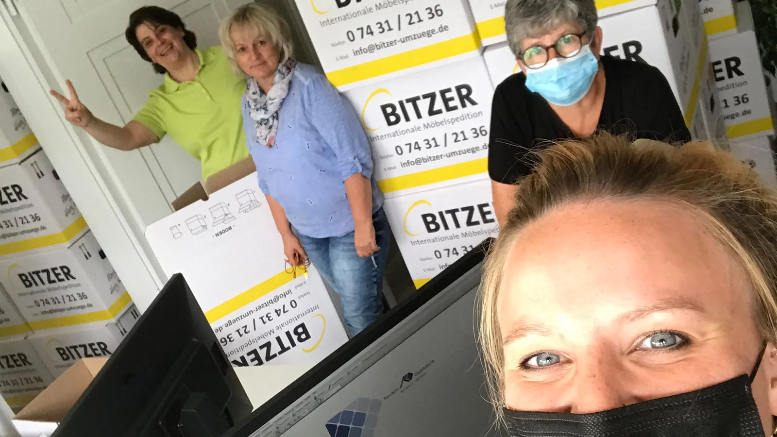 Umzug ins Grüne Zentrum